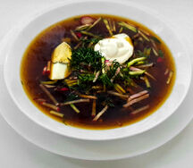 Окрошка на квасе