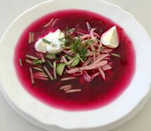 Холодный борщ