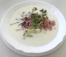 Окрошка на кефире