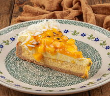 Чизкейк манго-маракуйя