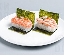 Открытый ролл Лосось-краб