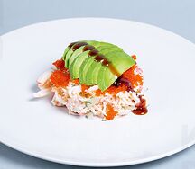 Крабовый салат из камчатского краба