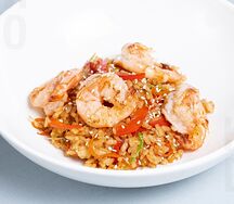 Рис с креветками