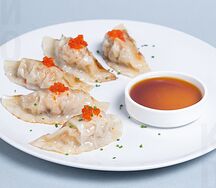 Гёдза с говядиной и шиитаке