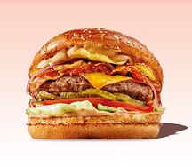 Бургер с томатным релишем и hand made чипсами