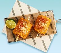 Кукуруза с пармезаном и специями