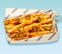 Острый картофель с сыром и перцем халапеньо