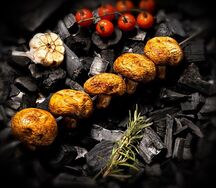 Овощи на мангале