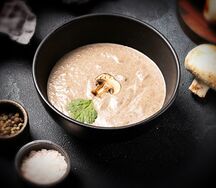 Суп-пюре из шампиньонов