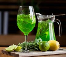 Домашний лимонад тархун