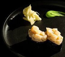 Гунканы с трюфельным гребешком