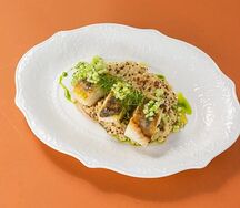 Судак с ризотто из киноа