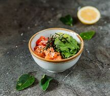 Поке с лососем