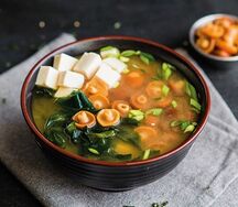 Мисо-суп с лососем