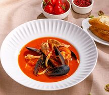 Суп с морепродуктами 