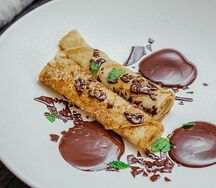 Блинчики с шоколадом