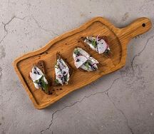 Балтийская килька на хлебе