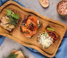 Бутерброд с семгой