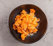 Паста с лососем и треской