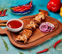 Шашлык куриный по-бухарски