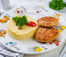 Детские куриные котлеты на пару