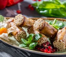 Баклажаны с ореховой начинкой