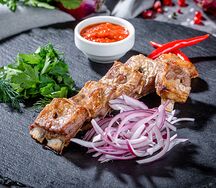 Шашлык из бараньих ребрышек