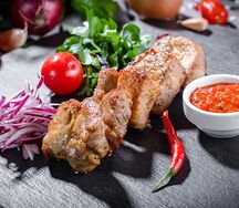 Шашлык из свиной мякоти