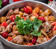 Куриные потрошки по-домашнему