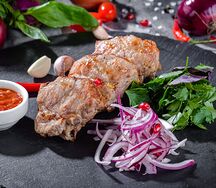 Шашлык из телячьей почечной части