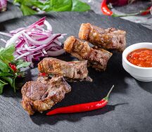 Шашлык из бараньей почечной части