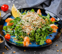 Салат Рукола с креветками