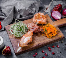 Шашлык из свежей индейки