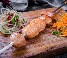 Шашлык из бараньих семенников