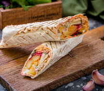 Шаурма Микс с курицей и ягненком в лаваше