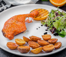 Утиная ножка с молодым картофелем