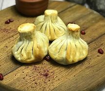 Жареные хинкали из говядины