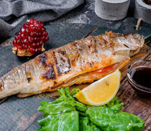 Форель жареная