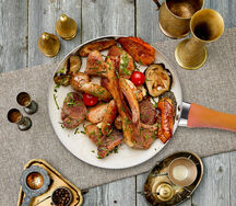 Мясная сковорода