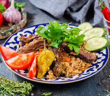 Плов по-самаркандски с говядиной