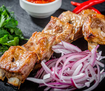 Шашлык из бараньих ребрышек