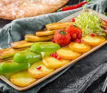 Овощи, жаренные по-бакински на сковороде