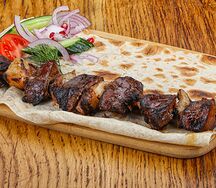 Печень ягнёнка в сетке