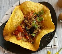 Салат с баклажанами киноа