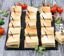 Мини-сэндвичи Ham and cheese