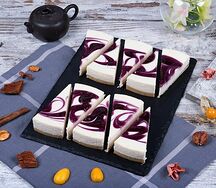 Чизкейк с черникой