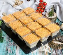 Салат в верринах Мимоза