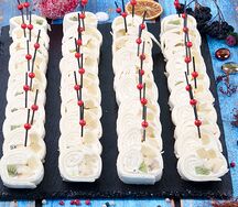 Рулетики со сладкой начинкой 