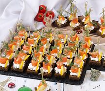 Канапе с кижучем glamour