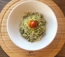 Паста с соусом Песто и куриной грудкой